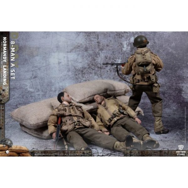 1/12 Crazy Figure WWII US Army On D-Day Deluxe Edition