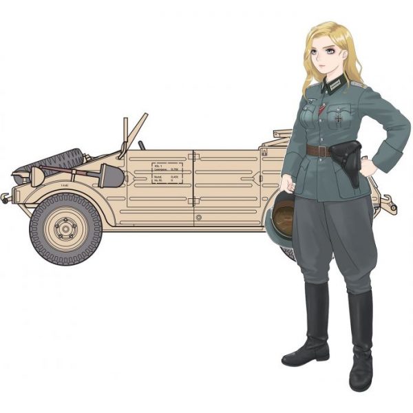 1/35 Rekiso Otome: Laura w/Kubelwagen Type 82