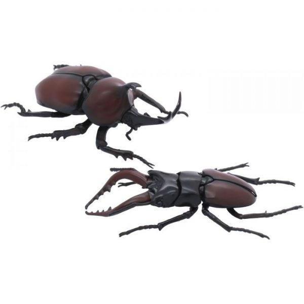 Living Creature Series: Stag Beetle vs. Japanese Rhinoceros Beetle Duel Set
