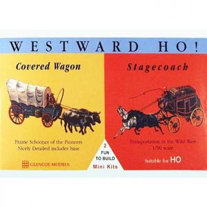 1/90 Westward Ho! - Covered Wagon and Stagecoach