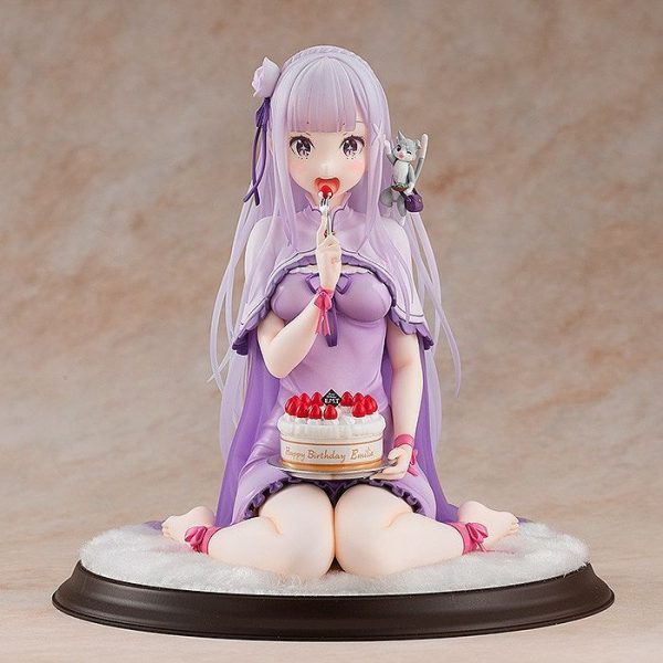 1/7 Re:ZERO -Starting Life in Another World-: Emilia Birthday Cake Ver. PVC