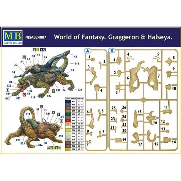 1/24 World of Fantasy. Graggeron & Halseya