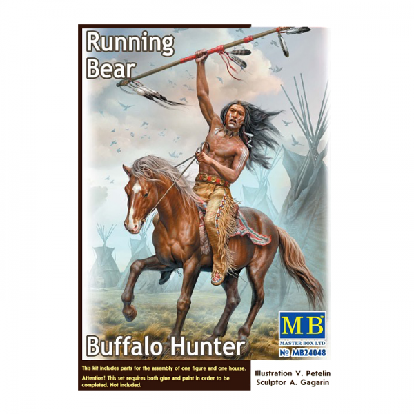 1/24 Running Bear Buffalo Hunter