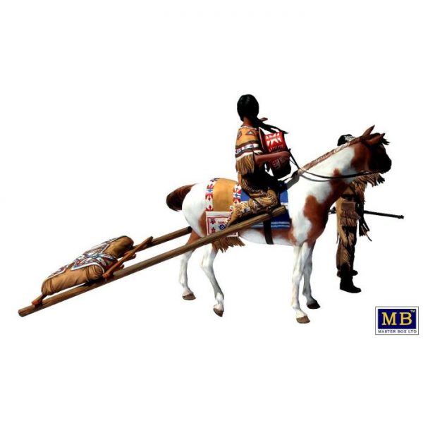 1/35 Indian Wars Series: On the Great Plains 2 Figures + Horse