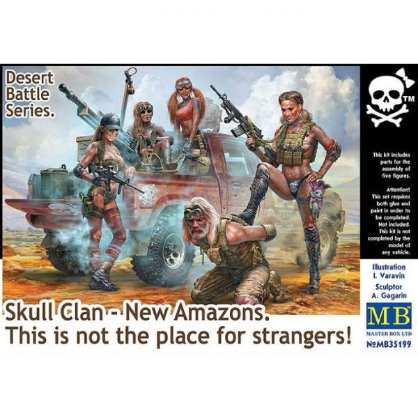 1/35 Desert Battle Series. Skull Clan New Amazons. This is not the place for strangers!