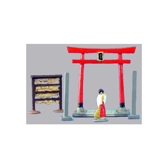1/150 Miko & Shinto Shrine Set