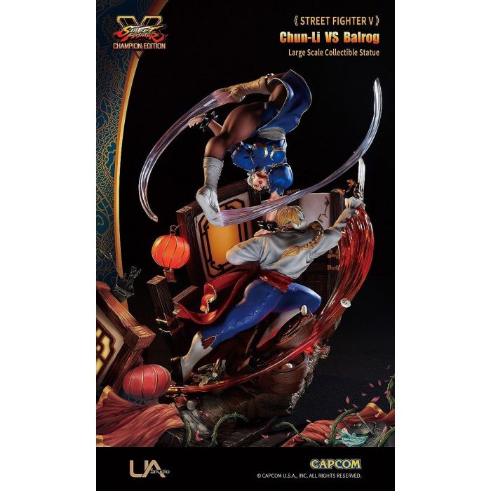 Street Fighter V Large Statue Series: Chun-Li Vs. Vega / Balrog